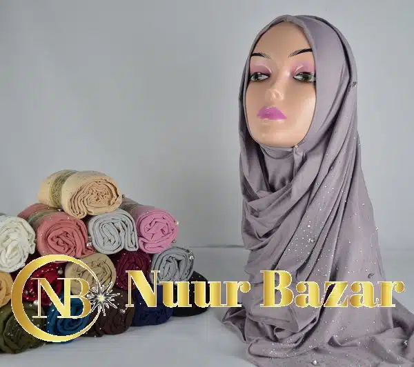 Muslim Chiffon Kopftuch, Damen Lange Schal Hijab Elegantes Stirnband Tuch Sonnencreme Turban Islamische Frauen Hidschab Wrap führen Muslimische