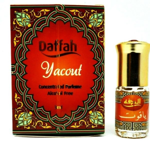 Parfüm Öl 3ml Daffah Yacout Alkoholfrei Parfumöl Halal Duftöl Roll On 232€/100ml
