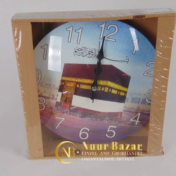 Runde Wanduhr im Namen Gottes in der Hauptuhr Home Art Dekor