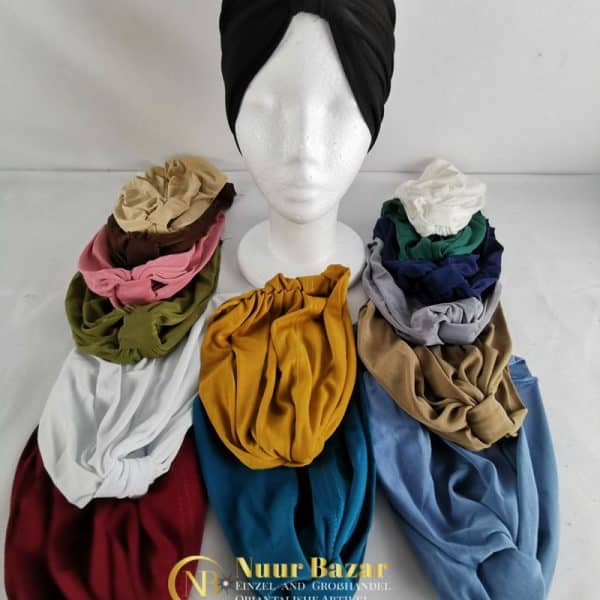 Turban Hat Stirnband Plissee Rüsche