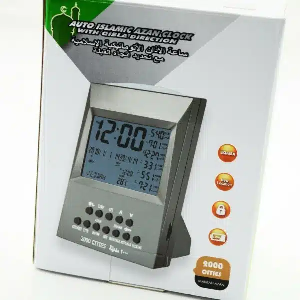 Gebetsuhr mit Azan 2000 Stäter